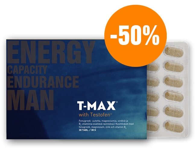 Tilaa T-Max® nyt puoleen hintaan!