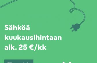 Kiiteähintainen Sähkötarjous: Fortum Vakio