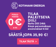 Sähkön Supertarjous! Säästä heti jopa 35,90 € – Puolen vuoden perusmaksut ilmaiseksi
